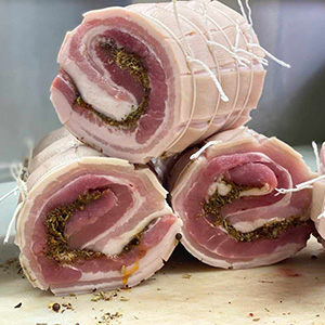 Raw Roast Porchetta Third